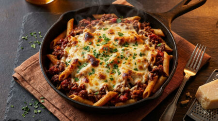 Ground Beef Pasta Skillet — Cheesy Weeknight Dinner